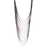 T.Cyia Apropos Multi-Strand Hand Painted Gunmetal N