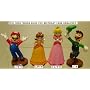 Super Mario Figure Tiny Mini Mario Luigi Princess Daisy Princess Peach Set