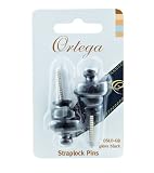 Produkt-Bild: Ortega OSLO-GB Straplock Pin hochglanz schwarz (2 St&uuml;ck)