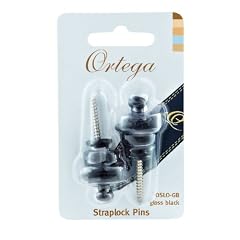 Ortega OSLO-GB Straplock Pin hochglanz schwarz (2 St�ck)