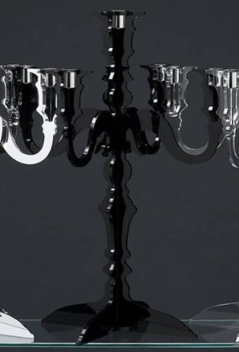 Rocco Candelabra BLACK
