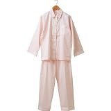 国産サテンシャツパジャマ 婦人/M