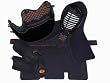 (Bm-06) 4mm Kendo Bogu Set with IBB Black Men! (New!!!)