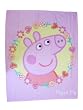 Character World Peppa Pig Polka Dot Fleece Blanket