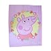Character World Peppa Pig Polka Dot Fleece Blanket