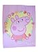 Character World Peppa Pig Polka Dot Fleece Blanket