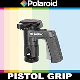 Polaroid Pistol Grip Tripod / Monopod Mount With Ball Head For Digital Cameras & Camcorders For The Canon Digital EOS Rebel T3 (1100D), T3i (600D), T1i (500D), T2i (550D), XSI (450D), XS (1000D), XTI (400D), XT (350D), 1D C, 60D, 60Da, 50D, 40D, 30D, 20D, 10D, 5D, 1D X, 1D, 5D Mark 2, 5D Mark 3, 7D Digital SLR Cameras