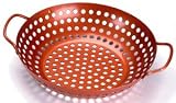 Outset QN70 Round Copper Nonstick Grill Wok
