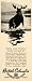 1939 Ad British Columbia Travel Guides Moose Hunting - Original Print Ad