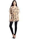 eight sixty Women's Boatneck Sequin And Slip Tunic, Nude/Charcoal, X-Small