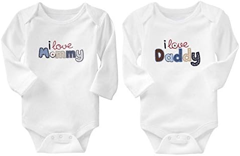 Minizone Infant&amp;toddler Baby Bodysuit Rompers 2pcs/set 3-24month (Denim Patchwork, #73  6-12M)