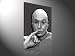 DR. EVIL - canvas print, by CANVASONSALE, size: 40 x 30 #e1886, brilliant giclee-canvas print incl. stretcher frame, looks like oil painting, finer than a poster