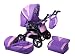 Luxus Kombi Kinderwagen in rosa