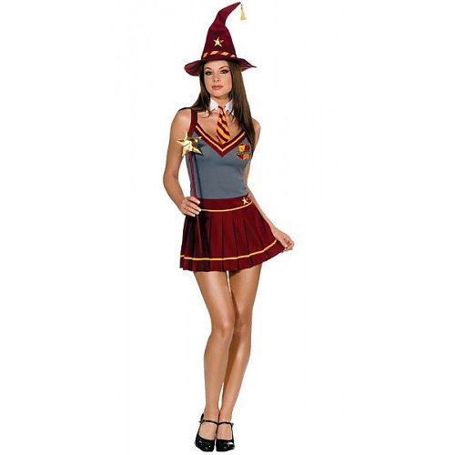 Wizard Academy School Girl Adult Costume - Large