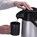 Thermos Push Button Pump Pot Glass Liner/Metallic Grey Finish 1.9L