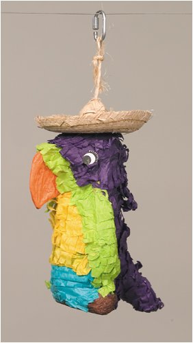 Polly Wanna Pinata, Parrot Preening Bird Toy for Parrots