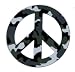 Peace Sign 4-inch Magnet - Camouflage