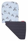 Maclaren Seat Liner, Gingham Tricycle Dust Blue/Black