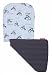 Maclaren Seat Liner, Gingham Tricycle Dust Blue/Black