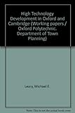 High technology development in Oxford and Cambridge