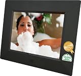 Rollei DF-8 Memories Digitaler Bilderrahmen, Fernbedienung, 20,3 cm (8 Zoll) Display, Diashow-Funktion, extrem flach 19mm schwarz