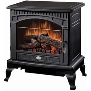 Dimplex Electraflame Lincoln Compact Free Standing Stove Heater in Black Dimplex Electraflame Lincoln Compact Free Standing Stove Heater in Black