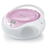 CD Boombox AM/FM Tuner Pink