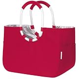 Solid Red Reisenthel Loop Shopper Insulated Tote Bag