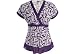 How To Measure Bra Sizes : Plus Bay Studio Purple Print Short Sleeve Kimono Top