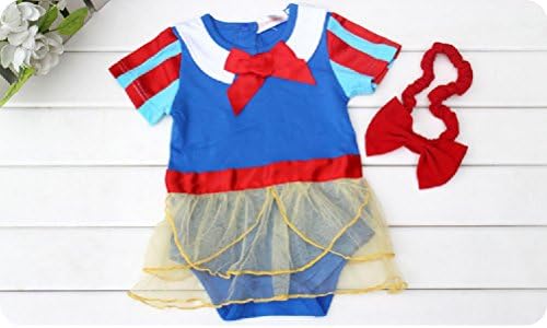 Purplebox Female Baby Princess Skirt Triangle Butterfly Collar Climbing Romper