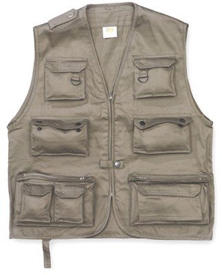 S&T Allround - Angler - Weste -oliv- Größe: S-3XL