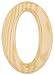 Wood Letters 6"-Letter O