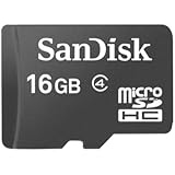 SanDisk 16 GB microSDHC Flash Memory Card SDSDQ-016G (Bulk Packaging) - Class 4