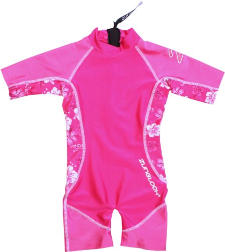 Zunblock Kinder UV-Schutzkleidung Sunsuit Hibiscus, cerise/milkshake/cerise, 98/104 Preisvergleich