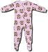 Calvin Klein Soft Pink Footed Sleeper with Monkey's for toddlers - ON SALE!