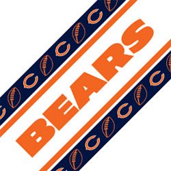 NFL Chicago Bears Wall Border - Football Peel-n-Stick Roll
