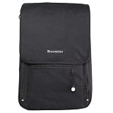 Messermeister 5-Pocket Messenger Bag, Black & White