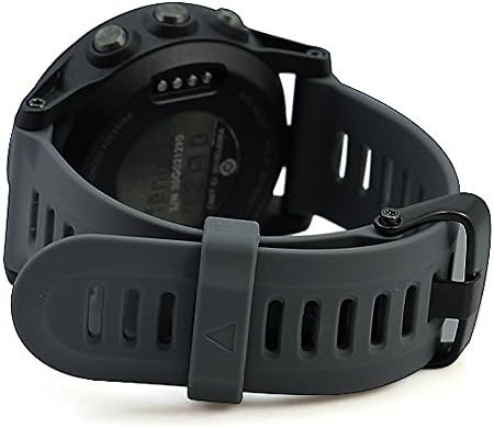 Garmin Fenix 3 Watch Band,CoJerk Fenix 3 Band Replacement Silicone Bracelet,Sport Garmin Watch Straps (deep gray)