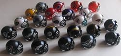 NFL Football Mini Helmets Vending Toys 24 Pieces