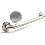 WingIts WGB5SSKN24 Premium Grab Bar, Diamond Knurled Grip, Concealed Mount, Satin Knurled Stainless Steel, 24-Inch Length by 1.25-Inch Diameter