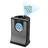 Timex Digital Tuning Large LED Projection Clock Radio with Dual Alarm, Nature Sounds Noise Maker, And Line-In For all CD Players, MP-3 Players, all Generations iPod and all Audio Players
