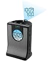 Timex Digital Tuning Large LED Projection Clock Radio with Dual Alarm, Nature Sounds Noise Maker, And Line-In For all CD Players, MP-3 Players, all Generations iPod and all Audio Players