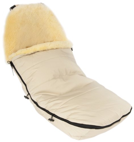 Kaiser 6511631 - Fu&szlig;sack f&uuml;r Bugaboo Bee Modell 2010 - Lammfell medizin - Farbe: sand