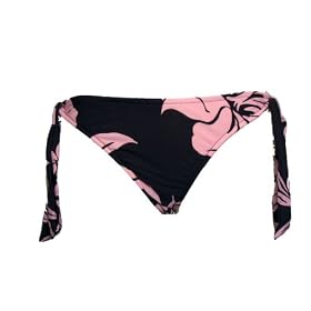 Buy Basic Pant w  Ties Brown w  Pink Flowers by Island Soul