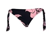 Basic Pant w/ Ties Brown w/ Pink Flowers