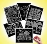 Scratch Art Scratch-Art Pattern Paper (Pack of 60)