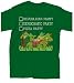 Search : Teenage Mutant Ninja Turtles the Pizza Party Adult Green T-shirt