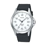 Pulsar by Seiko Gents Kinetic Black Fabric Strap Watch PAR165X1