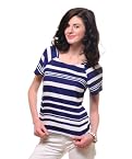 Yepme Blue & White Top