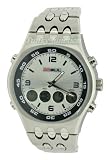 Mens Gul Surf Silver Sunray Dial Watch